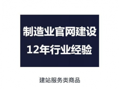 传统制造企业网站建设/电商网站/营销网站开发/建网站